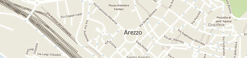 Mappa della impresa istituto figlie di s francesco a AREZZO