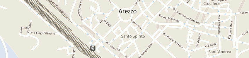 Mappa della impresa zio srl a AREZZO