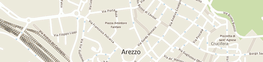 Mappa della impresa severi mario a AREZZO