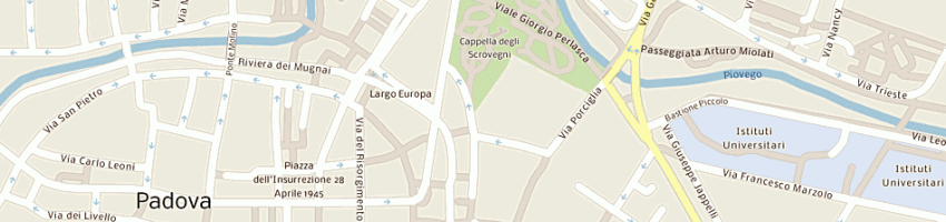 Mappa della impresa bettiol avv rodolfo a PADOVA