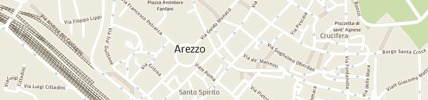 Mappa della impresa scartoni piero a AREZZO