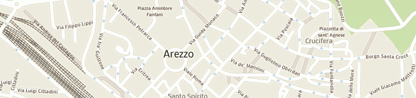 Mappa della impresa mori siro a AREZZO