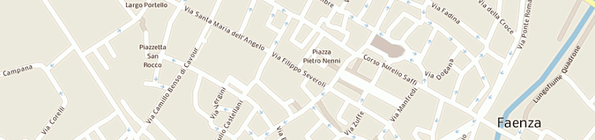 Mappa della impresa centro studi ugo foscolo a FAENZA