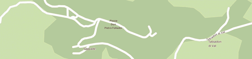 Mappa della impresa pescosta fausto a FALCADE