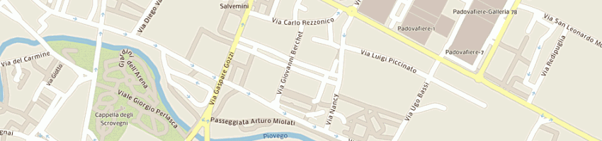 Mappa della impresa siviero enzo a PADOVA