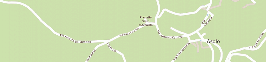 Mappa della impresa carabinieri a ASOLO