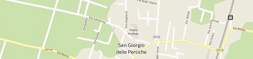 Mappa della impresa pavan pericle a SAN GIORGIO DELLE PERTICHE