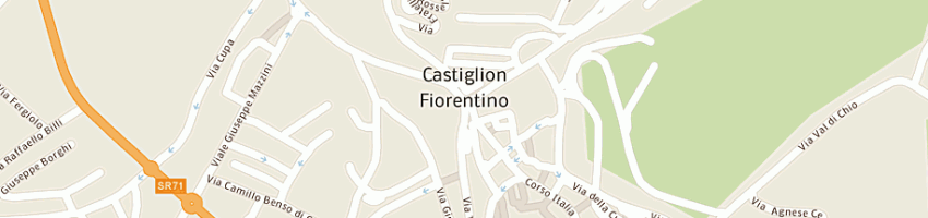 Mappa della impresa il filatoio (snc) a CASTIGLION FIORENTINO