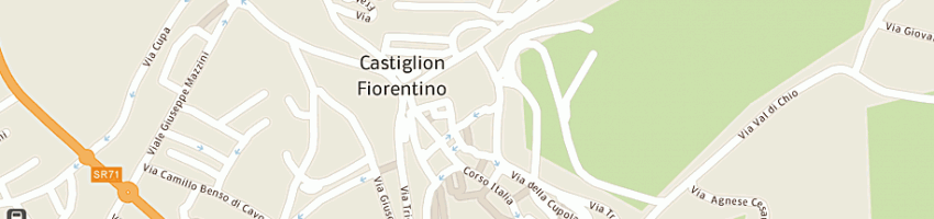 Mappa della impresa casa riposo inabili al lavoro a CASTIGLION FIORENTINO