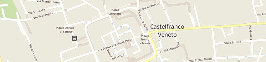 Mappa della impresa trentin lorenzo a CASTELFRANCO VENETO