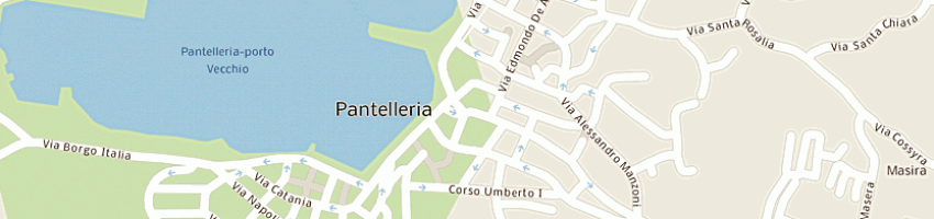 Mappa della impresa comando zona fari reggenza faro san leonardo a PANTELLERIA