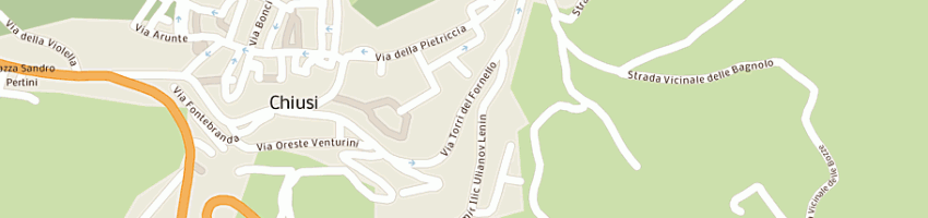 Mappa della impresa casa di riposo della misericordia - villa morviducci a CHIUSI