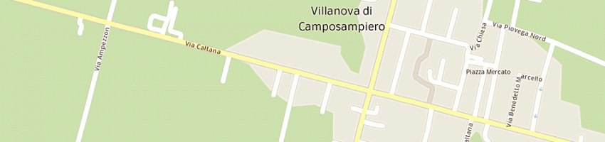 Mappa della impresa padoa spa a VILLANOVA DI CAMPOSAMPIERO