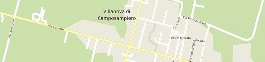 Mappa della impresa banca di credito cooperativo dell'alta padovana soccooprl a VILLANOVA DI CAMPOSAMPIERO