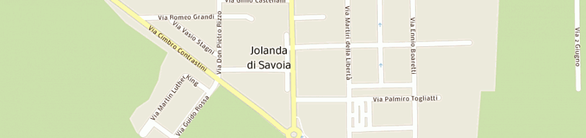 Mappa della impresa parrocchia di iolanda di savoia a JOLANDA DI SAVOIA