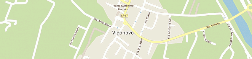 Mappa della impresa municipio a VIGONOVO