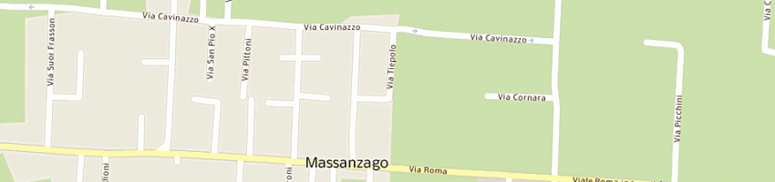 Mappa della impresa tex ingross sas a MASSANZAGO