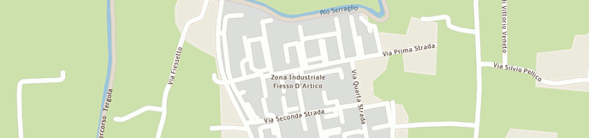 Mappa della impresa fantasia srl a FIESSO D ARTICO