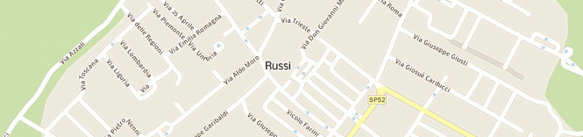 Mappa della impresa az usl ravenna a RUSSI