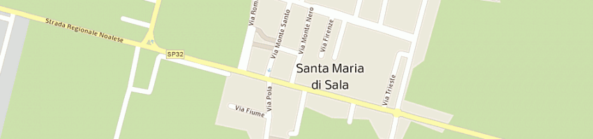 Mappa della impresa circolo arci francesco pirola a SANTA MARIA DI SALA