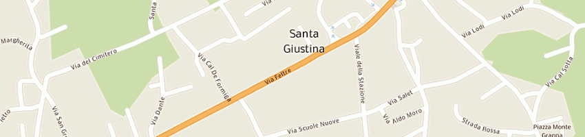 Mappa della impresa soleblu srl unipersonale a SANTA GIUSTINA