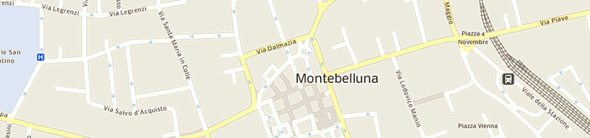 Mappa della impresa bottega del formaggio di civiero renzo a MONTEBELLUNA