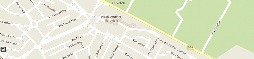 Mappa della impresa mechelli alessandro a CERVETERI