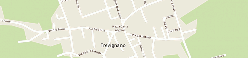 Mappa della impresa cecchetto angelo a TREVIGNANO