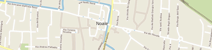 Mappa della impresa municipio di noale a NOALE