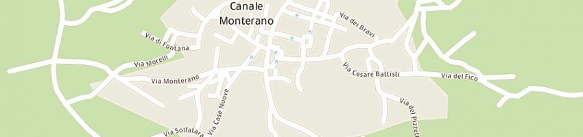 Mappa della impresa la locanda delle cicale snc di cinzia rossi e c a CANALE MONTERANO