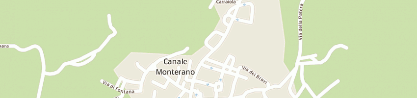 Mappa della impresa marini paola a CANALE MONTERANO