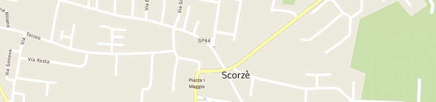 Mappa della impresa nuovo progetto srl a SCORZE 