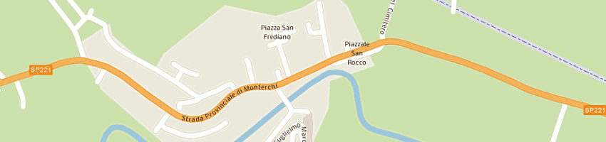 Mappa della impresa bar frizzino di puletti stefano a MONTERCHI