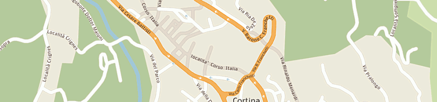 Mappa della impresa la cooperativa di cortina - soccoop a CORTINA D AMPEZZO