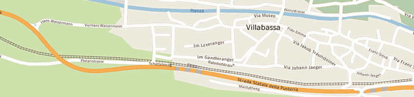 Mappa della impresa trenker hans e co (sas) a VILLABASSA