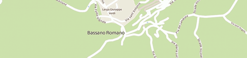 Mappa della impresa benedetti aldo a BASSANO ROMANO