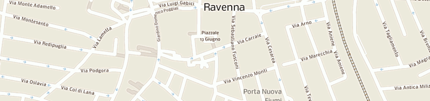 Mappa della impresa ferrini paolo a RAVENNA