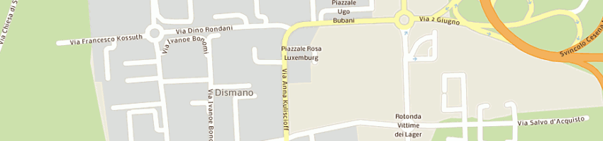 Mappa della impresa padula alba a CESENA