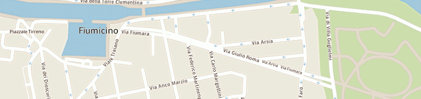 Mappa della impresa mancini marina a FIUMICINO