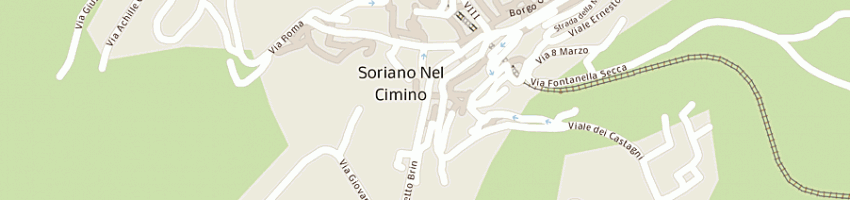 Mappa della impresa grazzini massimo a SORIANO NEL CIMINO