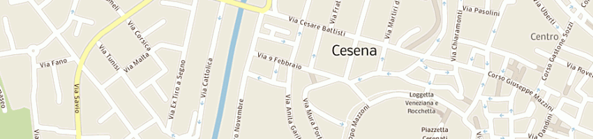 Mappa della impresa fattori roberto a CESENA