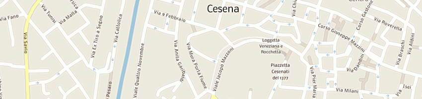 Mappa della impresa comune di cesena a CESENA