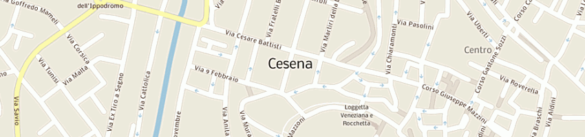 Mappa della impresa reciputi rossella a CESENA