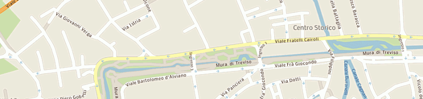 Mappa della impresa municipio di treviso ripartizione iv a TREVISO