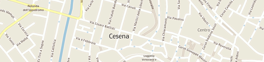 Mappa della impresa parcheggi spa a CESENA