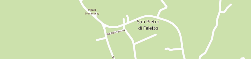 Mappa della impresa roberti italo a SAN PIETRO DI FELETTO