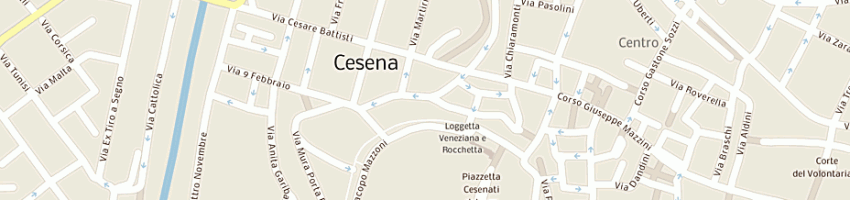 Mappa della impresa arci caccia cesena a CESENA