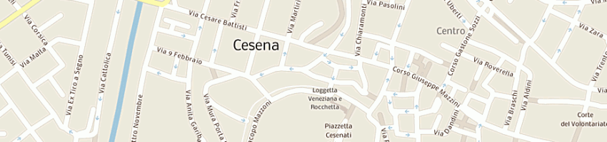 Mappa della impresa garzanti giorgio a CESENA