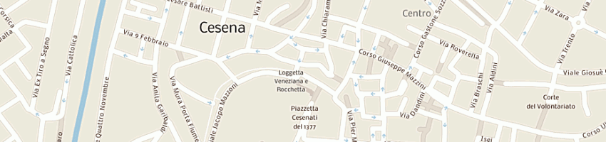 Mappa della impresa caffe' agora' snc di tomasini benedetta e milanesi rosita a CESENA