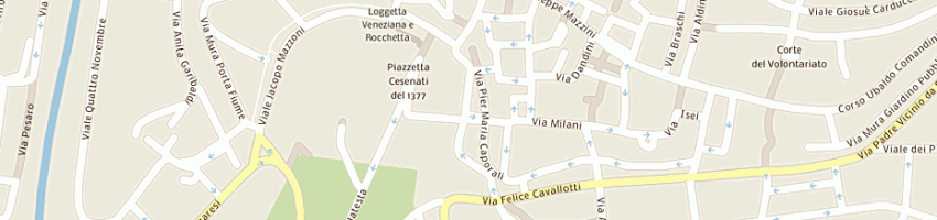 Mappa della impresa zoffoli gino a CESENA